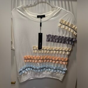 NWT Multicolored Beulah Top